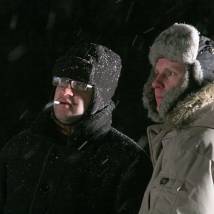 На съемках фильма "Громозека"