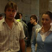 Александр Волков и Евгения Чиркова на съемках сериала "Обручальное кольцо"