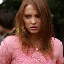 Юлия Пожидаева на съемках сериала "Обручальное кольцо"
