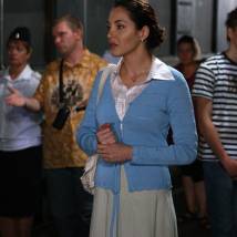 Евгения Чиркова на съемках сериала "Обручальное кольцо"