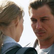 Александр Бухаров на съемках сериала "Шальной ангел"