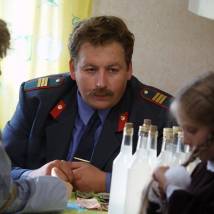 Станислав Дужников на съемках фильма "Аннушка"