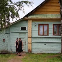 На съемках фильма "Аннушка"
