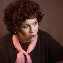 Кристина Бабушкина на съемках сериала "Аннушка"