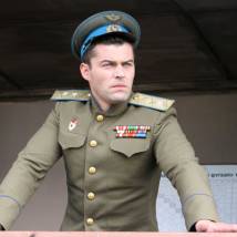 Георгий Тесля-Герасимов на съемках фильма "Вольф Мессинг: Видевший сквозь время"
