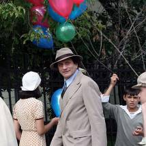 Евгений Князев на съемках фильма "Вольф Мессинг: Видевший сквозь время"