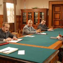 Саркис Амирзян на съемках фильма "Вольф Мессинг: Видевший сквозь время"