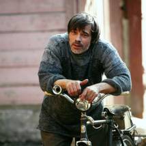 Александр Коршунов на съемках фильма "Голубка"