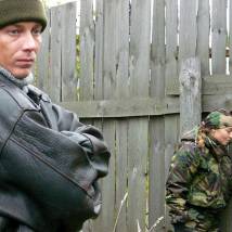 Александр Бухаров на съемках сериала "Хозяйка тайги"