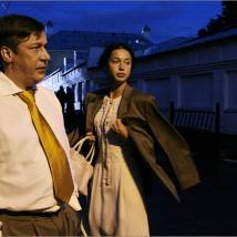 Ольга Сун и Михаил Ефремов на съемках фильма "Какраки" (© фото: Нора Жанэ)