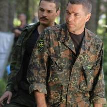 Сергей Маховиков и Илья Оболонков на съемках фильма "Платина 2"