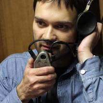 Роман Кириллов на съемках фильма "Завтра все будет по-другому"