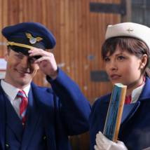 Мария Горбань и Сергей Карякин в сериале "Высший пилотаж"