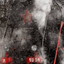 На съемках фильма "Московский дворик"