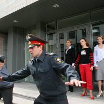На съемках фильма "Слово женщине"