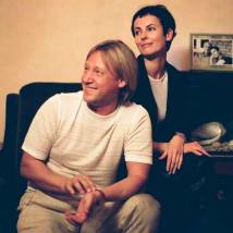 Дмитрий Харатьян и Ирина Апексимова на съемках сериала "Генеральская внучка"