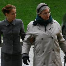 Карина Реука и Лариса Гузеева на съемках фильма "Такова жизнь" (© фото: Вета Железнякова)