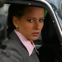 Карина Реука на съемках фильма "Такова жизнь" (© фото: Вета Железнякова)