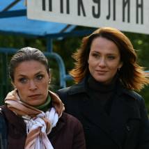 Марина Могилевская и Ирина Галибина (Савицкова) на съемках фильма "Такова жизнь" (© фото: Вета Железнякова)