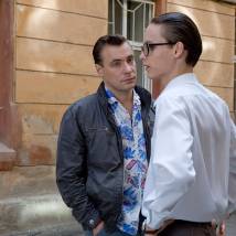 Евгений Цыганов и Кристиан Жереги в фильме "Огни притона"