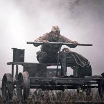 На съемках фильма "Край"