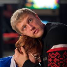 Сергей Горобченко на съемках фильма "Миннесота"