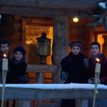 На съемках фильма "Десять зим"