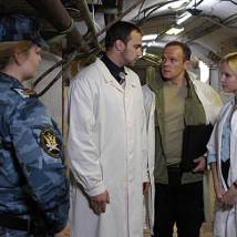 Кирилл Васильев и Светлана Щедрина в сериале "Черчилль"