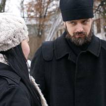 Алексей Светлов на съемках фильма "Тысяча"