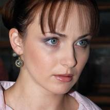 Анна Снаткина на съемках фильма "Сорок третий номер"