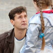 Олег Масленников-Войтов и Лариса Маслова на съемках сериала "Маргоша 2"