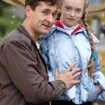 Олег Масленников-Войтов и Лариса Маслова на съемках сериала "Маргоша 2"