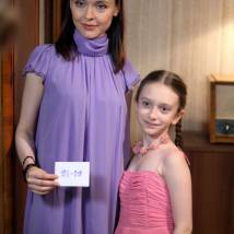 Екатерина Никитина и Лариса Маслова на съемках сериала "Маргоша 2"