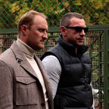 Андрей Зибров и Максим Дрозд на съемках сериала "Русский дубль" (© фото: Марианна Кузнецова)
