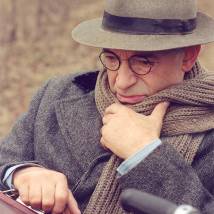 Валентин Гафт на съемках фильма "По ту сторону волков" (© фото: предоставлено Первым каналом)