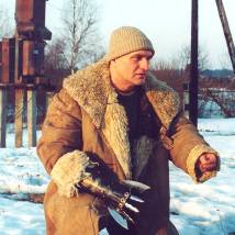 Александр Балуев на съемках фильма "По ту сторону волков" (© фото: предоставлено Первым каналом)