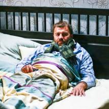 Михаил Пореченков на съемках сериала "Доктор Тырса"