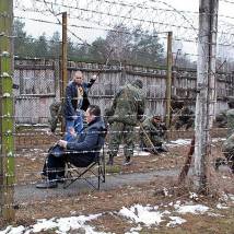 На съемках фильма "Веское основание для убийства"