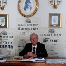 Валерий Кухарешин на съемках фильма "Вербное воскресенье"
