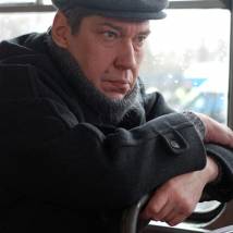 Валерий Матвеев на съемках фильма "Вербное воскресенье"