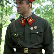 Андрей Чубченко на съемках фильма "Тухачевский. Заговор маршала"
