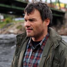Евгений Дятлов на съемках сериала "Золотой капкан"