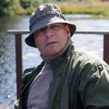 Юрий Цурило на съемках сериала "Золотой капкан"
