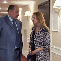 Борис Клюев и Ева Авеева в сериале "Братаны 2"