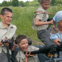 На съемках фильма "Заградотряд: Соло на минном поле"