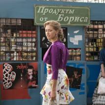 Марина Петренко на съемках сериала "Женские мечты о дальних странах"