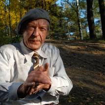Валерий Кухарешин на съемках фильма "В сторону от войны"