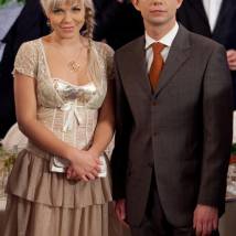 Виктория Лукина и Глеб Иванов на съемках сериала "Маргоша 3"