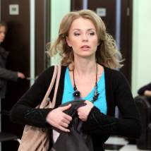Ольга Рептух на съемках сериала "Маргоша 3"