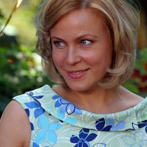 Мария Куликова на съемках фильма "Рябины гроздья алые"